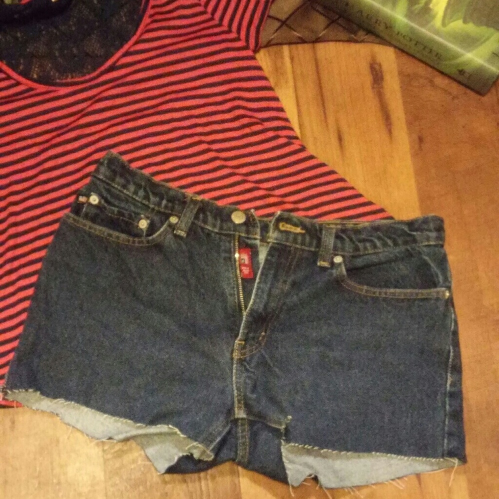 💜Ralph Lauren Cut Off Jean Shorts